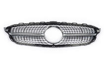 Mercedes C-klasse W205 2014–2021 Voorgrille Diamond Silver (voor Avantgarde/AMG-Line/C43 AMG) 2014-2018, zonder camera foto 10