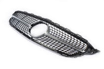 Mercedes C-klasse W205 2014–2021 Voorgrille Diamond Silver (voor Avantgarde/AMG-Line/C43 AMG) 2014-2018, zonder camera foto 9