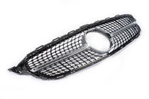 Mercedes C-klasse W205 2014–2021 Voorgrille Diamond Silver (voor Avantgarde/AMG-Line/C43 AMG) 2014-2018, zonder camera foto 12