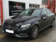 Mercedes C-klasse W205 2014–2021 Voorgrille Diamond Silver (voor Avantgarde/AMG-Line/C43 AMG) 2014-2018, zonder camera foto 14