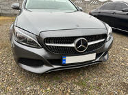 Mercedes C-klasse W205 2014–2021 Voorgrille Diamond Silver (voor Avantgarde/AMG-Line/C43 AMG) 2014-2018, zonder camera foto 2