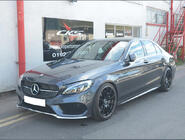 Mercedes C-klasse W205 2014–2021 Voorgrille Diamond Silver (voor Avantgarde/AMG-Line/C43 AMG) 2014-2018, zonder camera foto 18