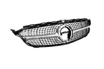 Mercedes C-klasse W205 2014–2021 Voorgrille Diamond Silver (voor Avantgarde/AMG-Line/C43 AMG) 2014-2018, zonder camera foto 15