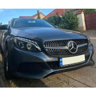 Voorgrille Diamond Silver (voor Avantgarde/AMG-Line/C43 AMG) foto 4