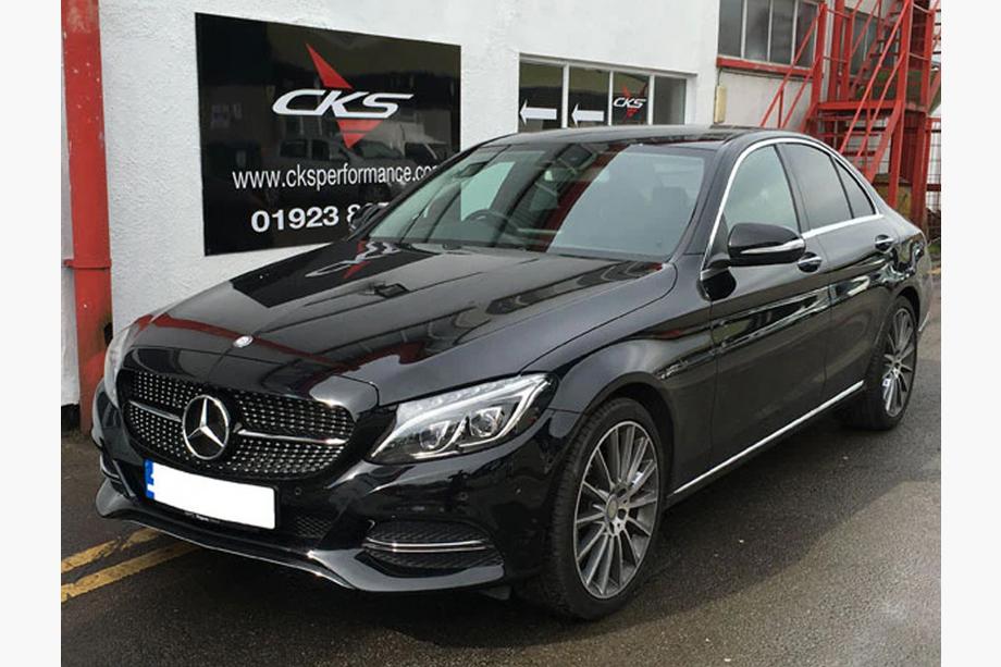 Mercedes C-klasse W205 2014–2021 Voorgrille Diamond Silver (voor Avantgarde/AMG-Line/C43 AMG) Foto 14