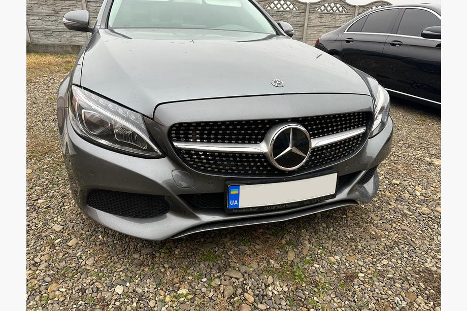 Mercedes C-klasse W205 2014–2021 Voorgrille Diamond Silver (voor Avantgarde/AMG-Line/C43 AMG) Foto 2