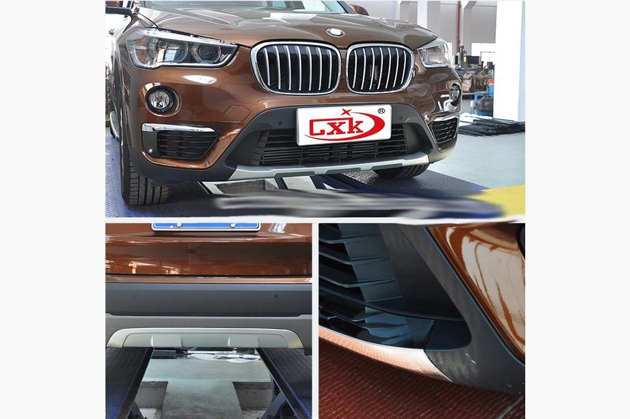 BMW X1 F48 2015–2022 Voor- en achterbumperlip (2-delige set) Foto 3