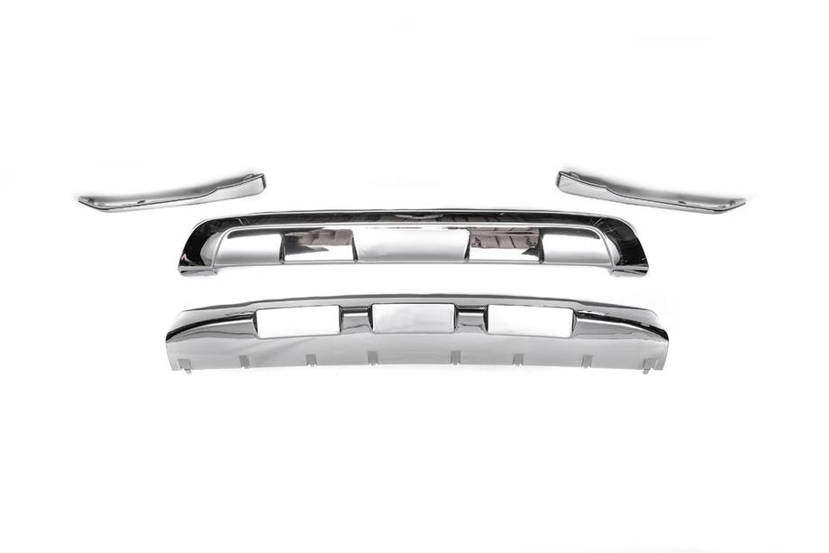 BMW X1 F48 2015–2022 Voor- en achterbumperlip (2-delige set) Foto 4