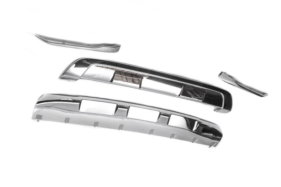 BMW X1 F48 2015–2022 Voor- en achterbumperlip (2-delige set) Foto 2