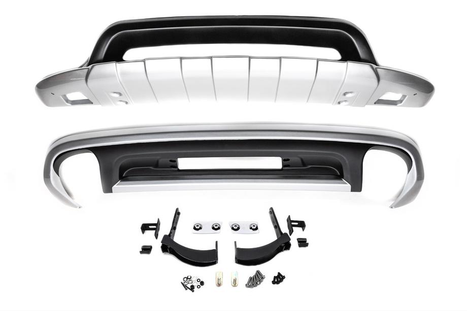 Volkswagen Touareg 2010–2018 Voor- en achterlipspoiler V1 (2014↗) Image