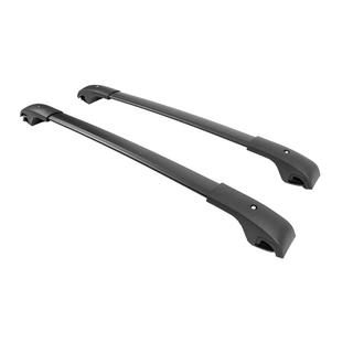 OEM zwarte dakdragers dwarsbalken voor dakrails (aluminium) foto 4