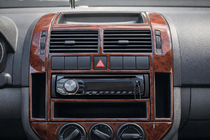Volkswagen Polo 2001–2009 Dashboardpanelen (2001-2005) Houtlook foto 1