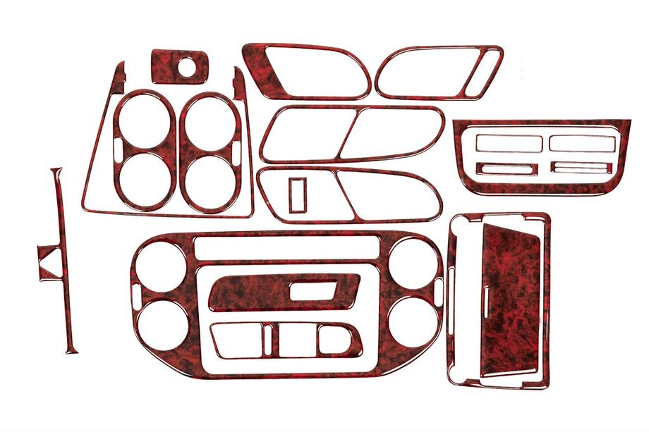 Volkswagen Tiguan 2007–2016 Dashboardpaneel afdekstrips (2011-2015) Zwart Image
