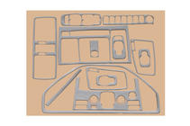 Volvo XC90 2002–2014 Dashboard sierlijsten Aluminium foto 2