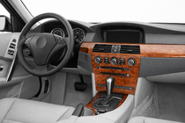 BMW 5 Serie E60/E61 2003–2010 Dashboardpanelen Meric Houtlook foto 1