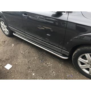 Zijtreden Maydos V2 (2 st., aluminium/RVS) Audi Q7 2005–2015 foto 2