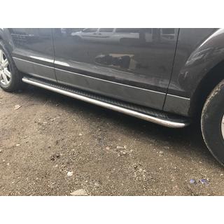 Zijtreden Maydos V2 (2 st., aluminium/RVS) Audi Q7 2005–2015 foto 3