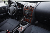 Nissan Qashqai 2007–2010 Dashboard sierlijsten Carbonlook foto 1