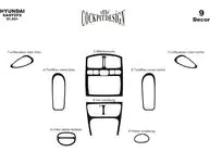 Hyundai Santa Fe 1 2000–2006 Dashboard sierlijsten foto 3