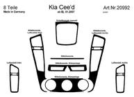 Kia Ceed 2007–2012 Dashboard sierlijsten (Meric) Aluminium foto 5
