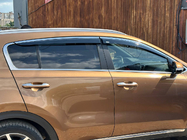 Kia Sportage 2015–2021 Raamwindschermen met chroomlijst (set 4 stuks, Niken) foto 11