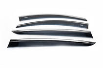 Kia Sportage 2015–2021 Raamwindschermen met chroomlijst (set 4 stuks, Niken) foto 4