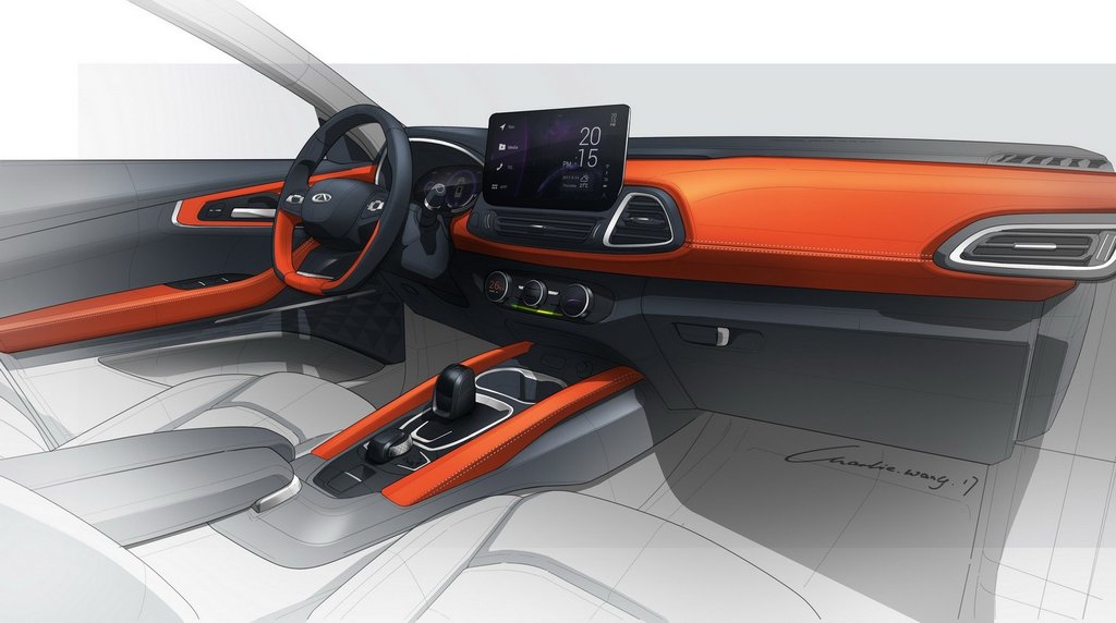 Chery bereidt unieke crossover voor de Europese markt