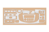 Toyota Rav 4 1996–2001 Dashboard sierlijsten Aluminium foto 3