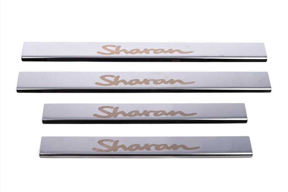 Volkswagen Sharan 2010–2023 Carmos V1 RVS instaplijsten (set 4 stuks) Foto 2