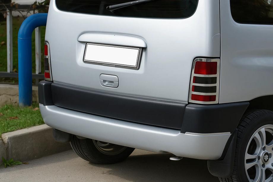 Citroen Berlingo 1996–2008 RVS achterlicht sierlijsten (2 st.) Carmos - Turks staal Image