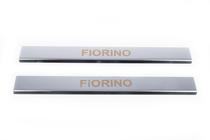 Fiat Fiorino/Qubo 2008–2024 Instaplijsten Carmos V1 (set 2 stuks, RVS) foto 2