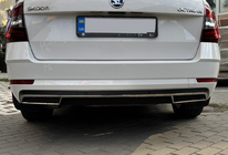 Skoda Octavia III A7 2013–2019 RVS omlijsting achterdiffuser (2013-2017) foto 8