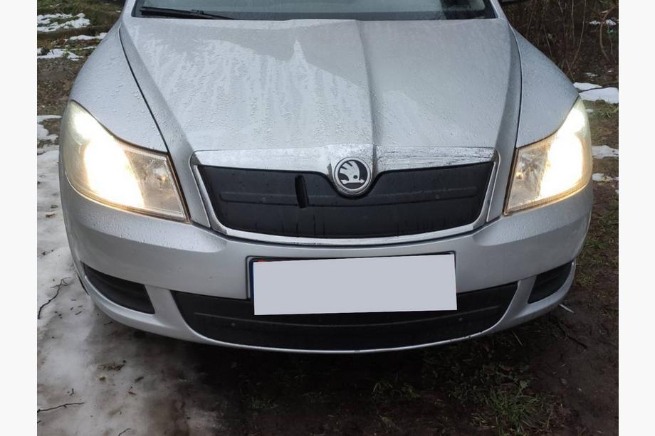 Skoda Octavia II A5 2010–2013 Winterafdekking voor grille (bovenste) Image