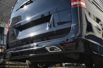Mercedes Vito/V-klasse W447 2014– Achterbumperdiffuser V2 (spuitklaar) foto 3