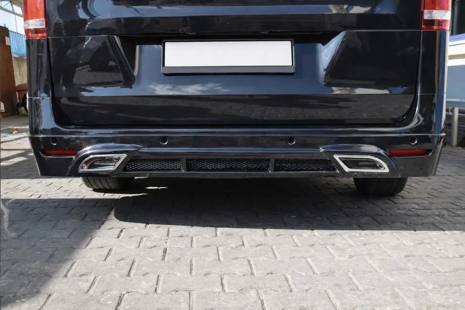 Mercedes Vito/V-klasse W447 2014– Achterbumperdiffuser V2 (spuitklaar) Image