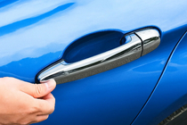 BMW 5 Serie E60/E61 2003–2010 Deurgreep covers (set 4 stuks, RVS) foto 4