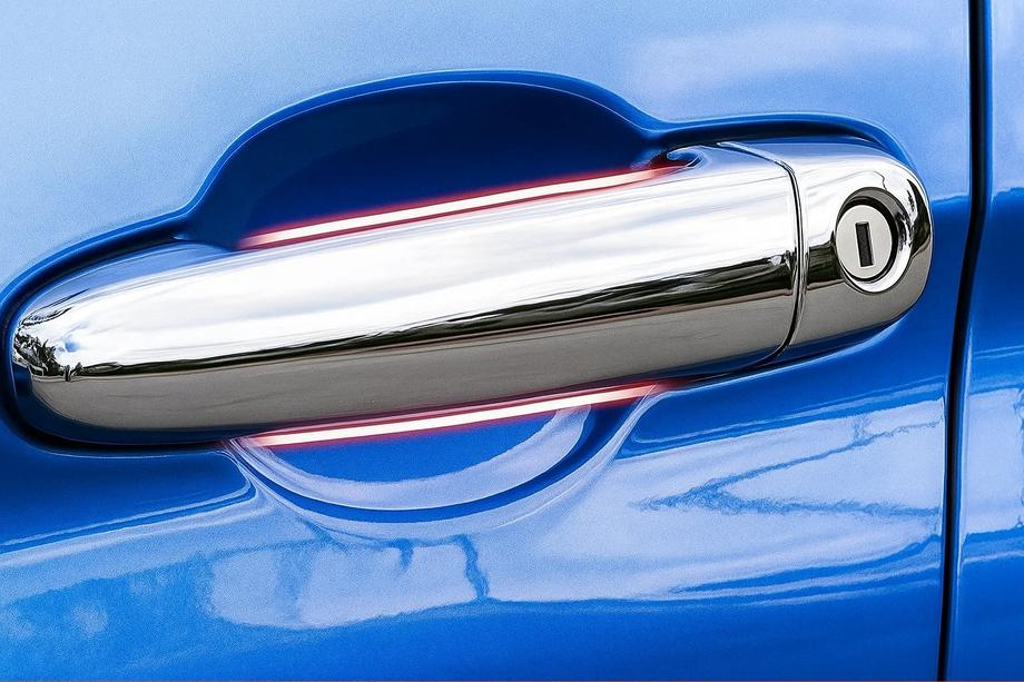 BMW 5 Serie E60/E61 2003–2010 Deurgreep covers (set 4 stuks, RVS) Image