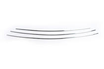 Peugeot 407 2004–2011 Sierlijsten voor grille (3 stuks, RVS) OmsaLine - Italiaans roestvrij staal foto 3