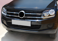 Volkswagen Amarok 2010–2022 Grille sierlijsten 2010-2016 (smalle strips, 4 stuks, RVS) Carmos - Turks staal foto 2