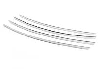 Volkswagen Amarok 2010–2022 Grille sierlijsten 2010-2016 (smalle strips, 4 stuks, RVS) Carmos - Turks staal foto 4