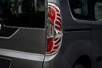 Fiat Doblo II 2010–2022 Chroom achterlichtcovers (2015↗, 2 stuks, kunststof) foto 1