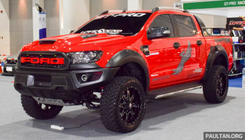 Ford Ranger 2011–2022 Voorgrille met LED V2 Zwart foto 2