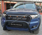 Ford Ranger 2011–2022 Voorgrille met LED V2 Zwart foto 5