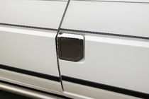 Volkswagen T4 Caravelle/Multivan 1990–2003 Tankklep cover (OmsaLine, RVS) foto 1
