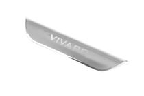 Opel Vivaro 2001–2015 Chroomstrip boven kenteken (onder, RVS) foto 5