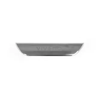 Chroomstrip boven kenteken (onder, RVS) Opel Vivaro 2001–2015 foto 4