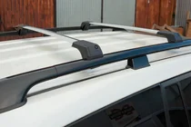 BMW 3 Serie E46 1998–2006 Flybar dwarsdragers voor dakrails, niet afsluitbaar (2 stuks) foto 2