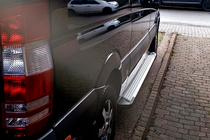Mercedes Sprinter W906 2006–2018 Zijsteps Allmond Grey (2 stuks, aluminium) foto 2