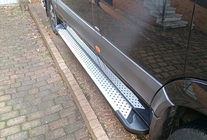 Mercedes Sprinter W906 2006–2018 Zijsteps Allmond Grey (2 stuks, aluminium) foto 6