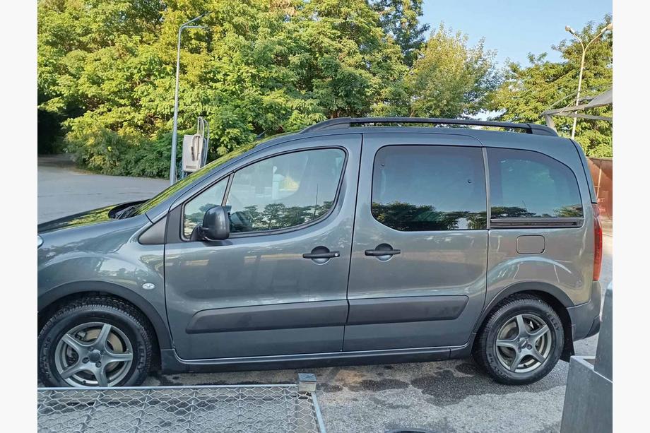 Citroen Berlingo 2008–2018 Wielkastverbreders (set van 4, zwart) 1 zijdeur, metaal Foto 3